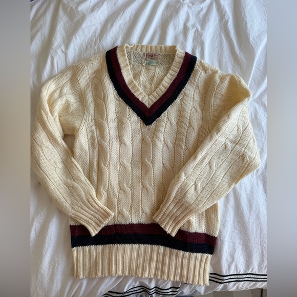 Alan Paine Wool Tennis Cricket Sweater